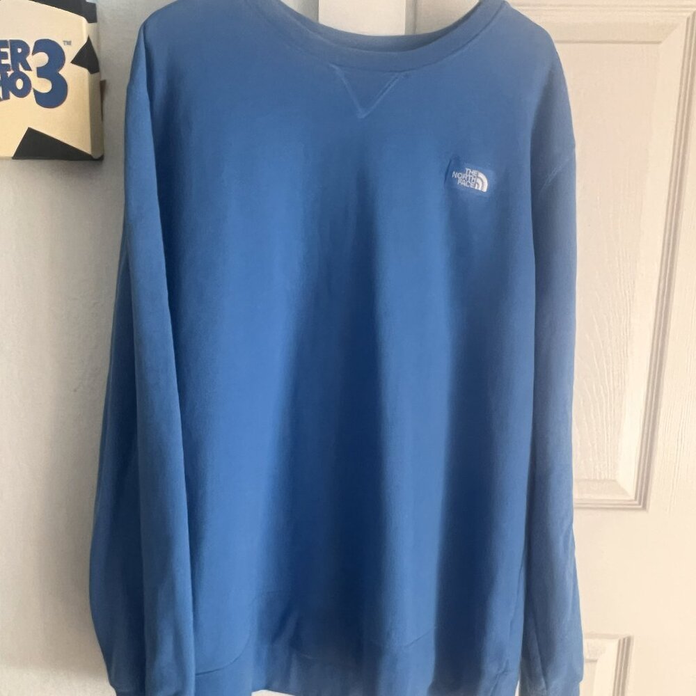 Mens The North Face Blue Sweatshirt